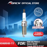NGK DILFR6D11 Replacement Torch double Iridium Spark Plug KH6RHII-11 Bosch 0242236605 Denso 3426/ 53