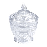 Daiso Glossy Plastic Jar 11.7x11.7x15.3 Cm.