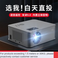 QDH/4k projector🟨【Super Clear4K】Mobile Phone Projector Home Homestay Hotel Conference Bluetooth Bedroom Living Room TV W