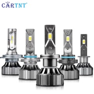 CarTnT Turbo H7 H1 H11 H9 H8 H4 9005 HB3 9006 HB4 9012 HIR2ไฟ LED 30000Lm ไฟหน้ารถไฟหน้ารถมอเตอร์ไซค