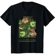 Baju Kaos Anak Distro Premium Minecraft Wild Frogs And Slimes Hanging Around In Swamp T-Shirt