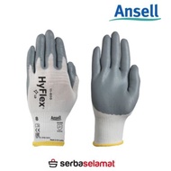 Ansell Safety Glove Cotton W Latex Grip Hyflex 11-800 Gloves