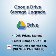 (Google One) Google Drive Storage upgrade Own Gmail account Provide Gmail only