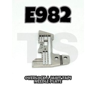 E982 OVERLOCK | JAHIT TAPI NEEDLE PLATE (1 PCS) AT WHOLESALE PRICE