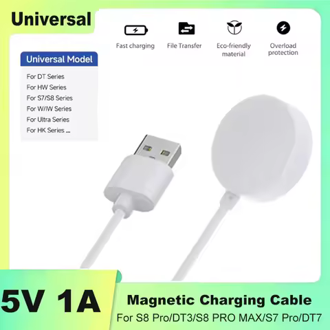 5V 1A Universal Wireless Charger Magnetic Charging Cable For S8 Pro/DT3/S8 PRO MAX/S7 Pro/DT7 for Mu