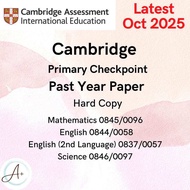 Cambridge Primary Checkpoint Past Year Paper + Answer | Hardcopy | Year 6 Checkpoint Oct 2025| Math 