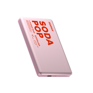MOMAX - 5000mAh 磁吸無線吸流動電源 1-Power Pass (粉紅色)