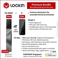 LockIn Gate and Door Smart Digital Lock Bundle [Local Seller] [In-House Installer] [Digital Lock Specialist]