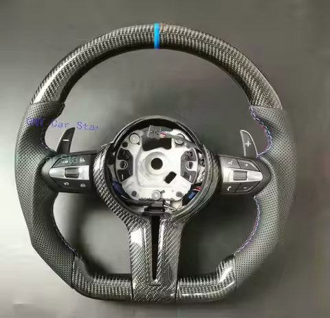 Carbon Fiber Steering Wheel For BMW 1 2 3 Series M2 F87 M3 328M F80 M4 F82 F30 F31 F20 F21 F22 F23 F