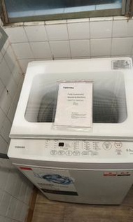 (不議價，葵興交收)二手企理用咗一年半左右Toshiba 東芝 全自動洗衣機 (6.3kg, 700轉/分鐘, 結合高低水位) 型號AW-M731APH(WW)

(● 洗衣容量：6.3公斤 ● 轉速