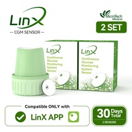 LinX CGM Sensor 2 Pack Continuous Glucose Monitoring Sensor
