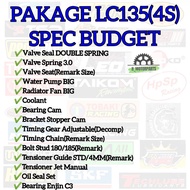 LC135 RACING PAKAGE SPEC BUDGET 57MM 63MM 66MM 68MM LEO HPSP AJI WSTANDARD RAEY KING TAIKOM TOBAKI TOKAHI PROTAPER TSR