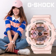 C-Casio G-Shock นาฬิกาข้อมือผู้หญิง สายเรซิ่น รุ่น GMA-S110MP-4A1 - สีชมพู