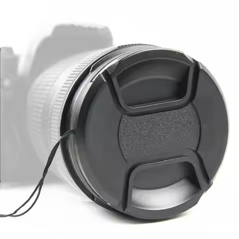 52mm Front Lens Cap Cover with Elastic Cap Keeper for Nikon D3000 D3100 D3200 D3300 D5000 D5100 D520