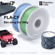 Bambu Lab PLA-CF Filament 200g trial - Genuine 3D printing resin for printer X1C/P1S/H2D/H2S/P2S/H2C