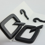 Audi Question Mark Car Sticker A1A3A4LA6LA5A7 Car Logo A?L Creative Rear Mark Q?L Modified Tail Mark