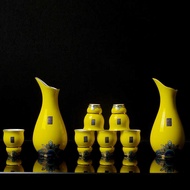 Hongpeng Ceramic Wine Set Gift Box Wine Dispenser Wine Set 6 Glass Wine Glass Wine Tasting Utensils