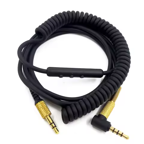 4.2ft / 130cm Headphone Audio Cable 3.5 mm (M) to 3.5 mm (M) Jack Replace For Marshall Major II For 