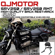 QJMOTOR SRV 250 SRV250 HIGH QUALITY BACKREST BACK REST + RACK ACCESSORIES ACCESSORY MODIFIED MODIFY
