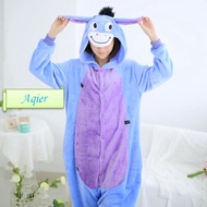 Adult Pajamas Kigurumi Cosplay Costume Animal Onesie Eeyore Donkey Sleepwear