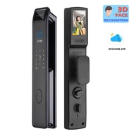 Digital Door Lock รุ่น DF9 (ใช้กับบานสวิงเท่านั้น) 3D Face Recognition กลอนประตูดิจิตอล สมาร์ทล็อค Smart Door Lock ประตูดิจิตอล