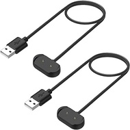 Charger for Amazfit T-Rex Pro, GTS 4 Mini, GTS 2 Mini, GTS 2e, GTS 2, GTR 2, GTR 2e, Bip 3, Bip U Pro, Zepp E/Z Smart Watch Charging Cable Cord [2-Pack, 3.3ft/1m] (2)