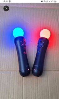 ps4 ps3 用move vr 體感棒2支