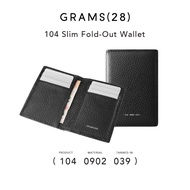 Grams(28) 104 Slim Fold-Out Wallet
