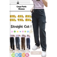 #958 Women Cargo Pants Seluar Kargo Slack Bertali Seluar Kargo Pocket Seluar Pocket Tepi