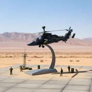 Collector's Grade EC665 Tiger Attack Helicopter Model Highly Detailed 1:72 Scale Helicopter Model fo