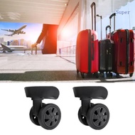 Super Replacement Luggage Wheels Portable Suitcase Wheels Luggage Swivel Trolley Case Luggage Wheel for Repair