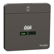 施耐德電氣 - AvatarOn 65W USB 快速充電 Type C (石墨灰)