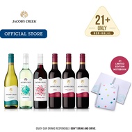 Jacob’s Creek Classic Australia - White/Red Wine/Merlot/Moscato/Shiraz Cabernet/Chardonnay/Cherry Red (2 x 750ml)