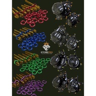 STONEPRO GOLD SKRU ENJIN SCREW ENGINE + WASHER SET SRL115FI Y15ZR Y16ZR LC135 LCV8 SAYALA STYLE
