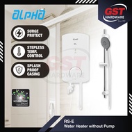 Alpha Water Heater without Pump X5E / RX-E Heater Shower Water Heater Non Pump Water Heater No Pump 熱水器