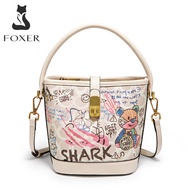 Foxer official store Cross Body & Shoulder Bags PU leather premium quality women handbag bucket hand