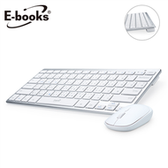 Z7 薄型藍牙無線鍵盤滑鼠組-白【E-books】 (新品)