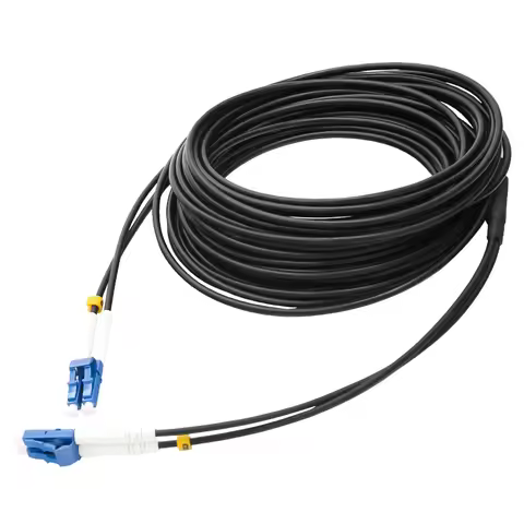 TPU Armored Fiber optic Patchcord 2 cores,jumper 3mm,Singlemode Outdoor,5m,10m,15m,20m,25m,30m,35m,4