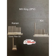 Stainless steel L bolt MX King (2PV) THE A2-70 stainless steel L bolt