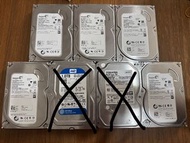 Seagate/WD/Toshiba 500GB/1TB HDD 硬碟