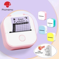 [sales] Phomemo Printer T02 Mini Pocket Printer Thermal Sticker Printer 203dpi for Printing Text Photo Study Note Sticker DIY Journal