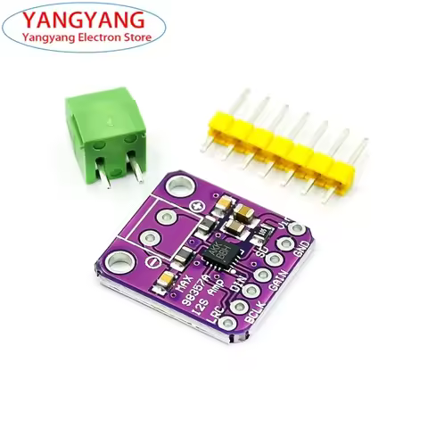 New MAX98357 I2S 3W Class D Amplifier Breakout Interface Module DAC Decoder Filterless Audio Board S