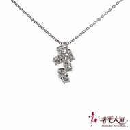 HEARTS ON FIRE 大小鑽造型項鍊