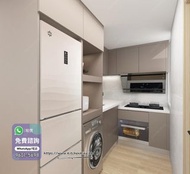 🍒🍒新公居屋 廚房装修 櫥櫃訂製 昭明苑 安柏苑 啟欣苑 兆翠苑 高宏苑 啟悅苑  細空間設計  廚房吊櫃實木	香港櫥櫃訂做	抽屜櫃桶油壓路軌