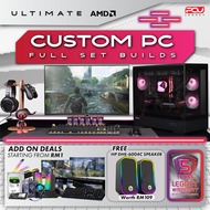 PCU ULTIMATE PC PACKAGE / AMD RYZEN 5 5600 7500F 7600X 9600X / RTX 3050 3060 / RTX 5060 5070 TI / RX