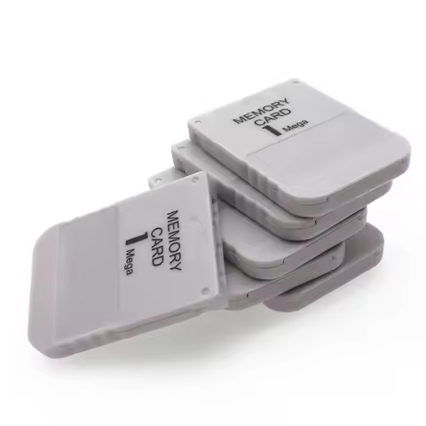 1/5pcs a lot White 1MB 1M Memory Save Saver Card For Sony Performance for Sony PS1 PSX Game System 1