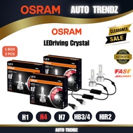 (CLEARANCE) OSRAM LEDriving Crystal | LED | 1 SET | All Sizes | H1, H7, H1R2, HB3/HB4 | 100% Origina