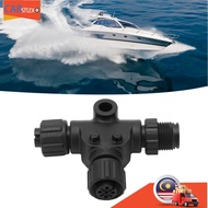 carstudio-MY NMEA 2000 T Connector 3 Port 5Pin M12 Thread IP67 Waterproof for Networks Easy Installa