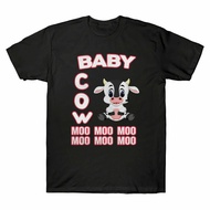 Baby Cow Moo Moo Moo Moo Moo Moo Funny Men's T Shirt Cotton Short Sleeve Tee top