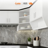 Cubic Kitchen Set Sudut Minimalis / Rak Atas Lemari Dapur / ELENA KSAS